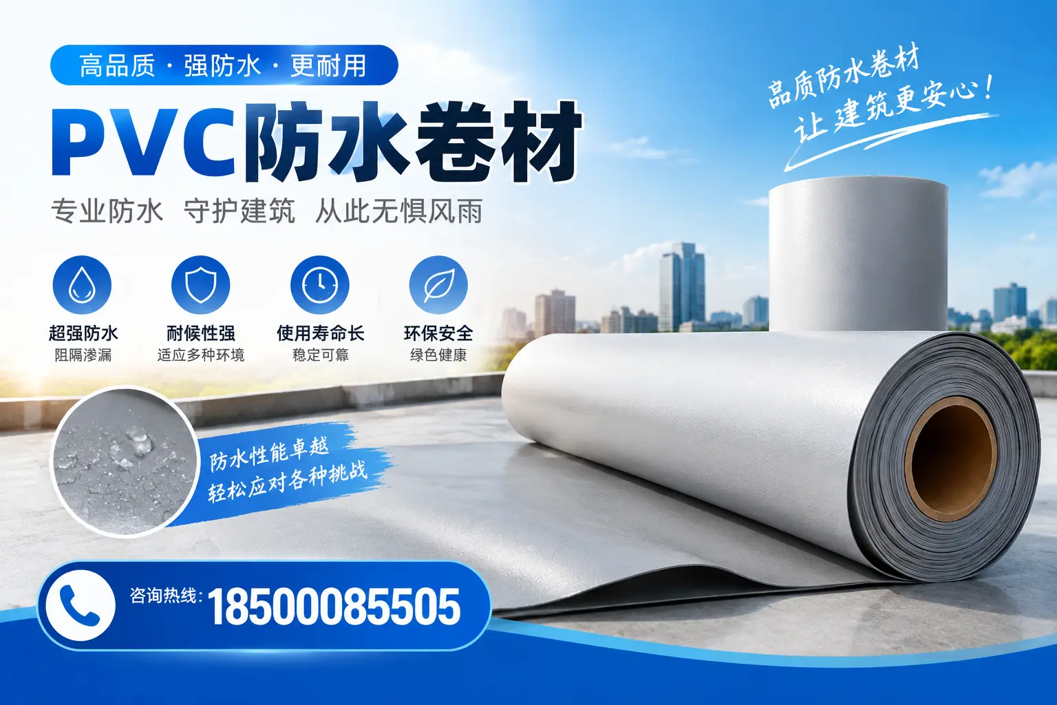 如何选择高质量的PVC防水卷材?黔南消费者必看指南